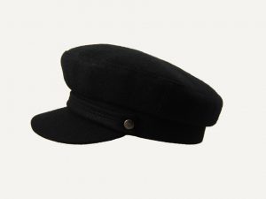 gorra marinera paño negro