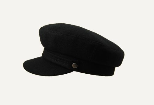 gorra marinera paño negro