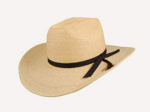 Sombrero cowboy de palma color crudo
