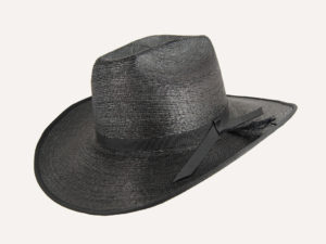 Sombrero cowboy de palama color negro