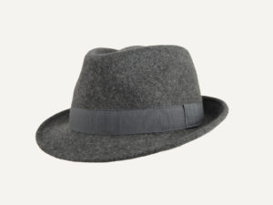 Sombrero Ala corta gris Mezcla