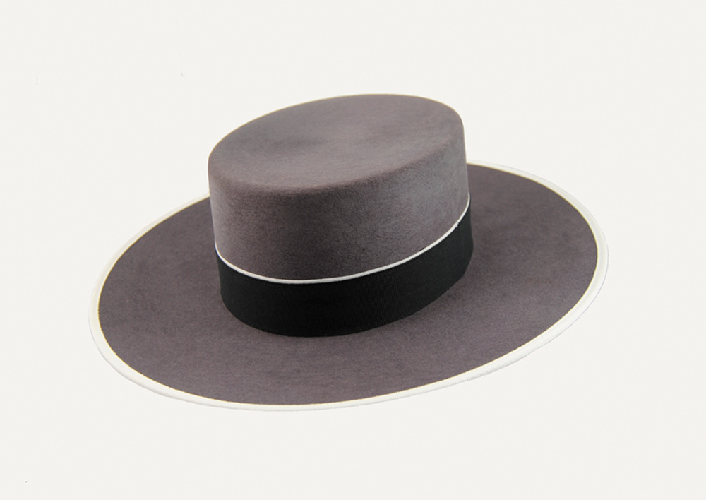 cordobés gris sombrero español