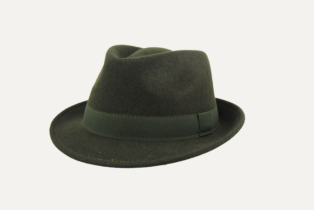 trilby verde impermeable