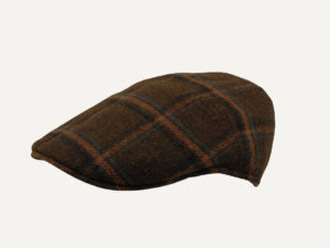 Gorra Clásica Cuadros Grandes Marrón