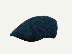 Gorra Clásica Azul Cuadros