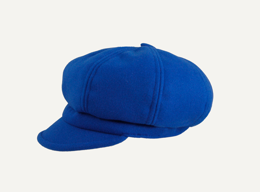 gorra azul chillón gajos mujer