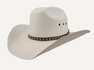 Cowboy lona blanco lado