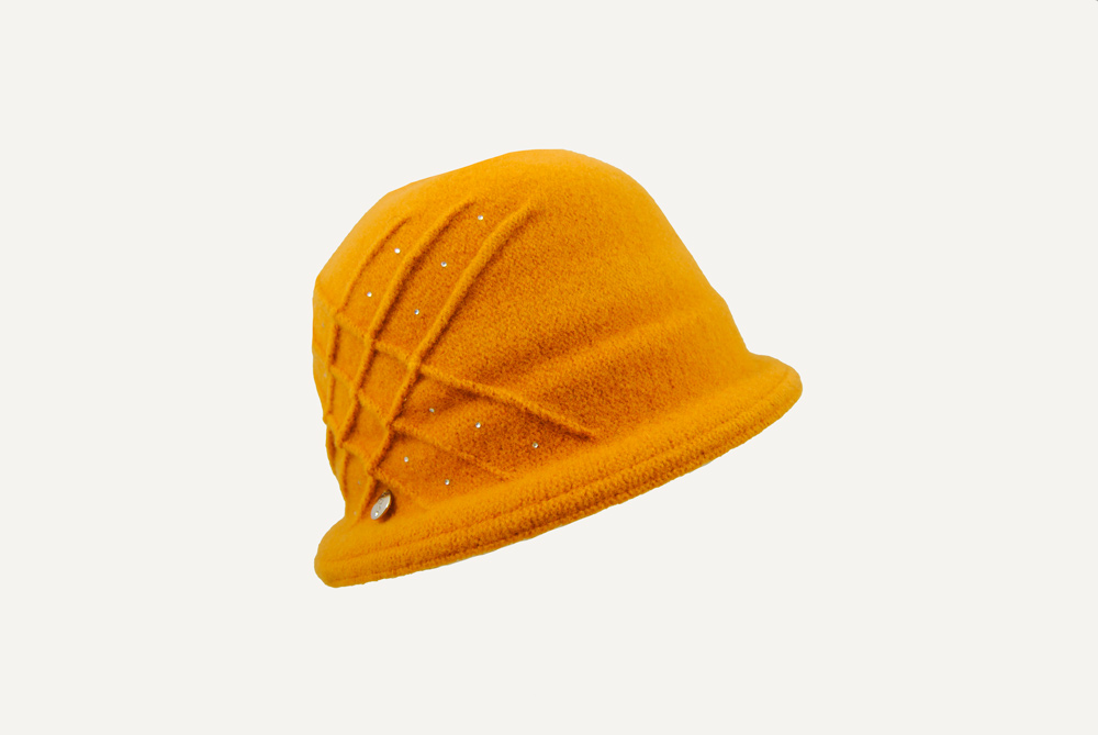 gorro color mostaza blandito