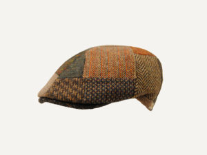gorra patchwork marron