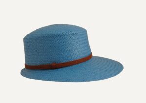 Visera Papel azul
