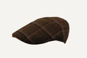 Gorra Clásica Cuadros Grandes Marrón