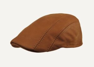 gorra cuero habano
