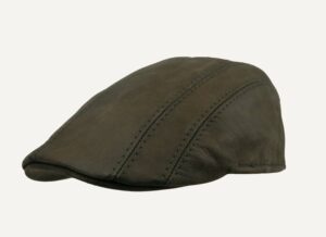Gorra cyro verde cuero