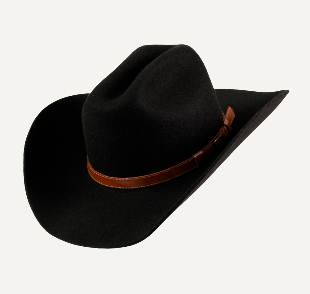 sombrero cowboy negro