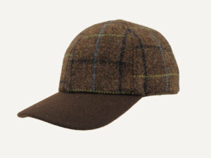 gorra béisbol combinada en marrón