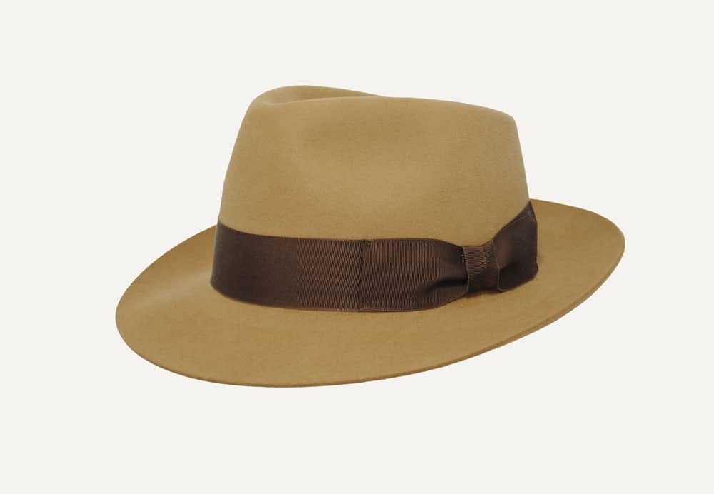 Sombrero Clásico pelo color habano