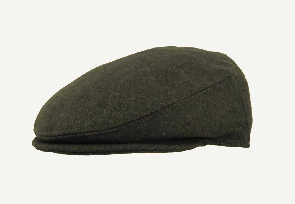 gorra clásica de color verde en teflon