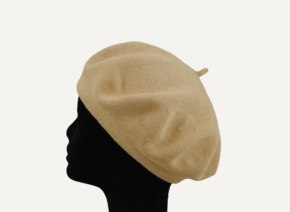 Boina algodón beige