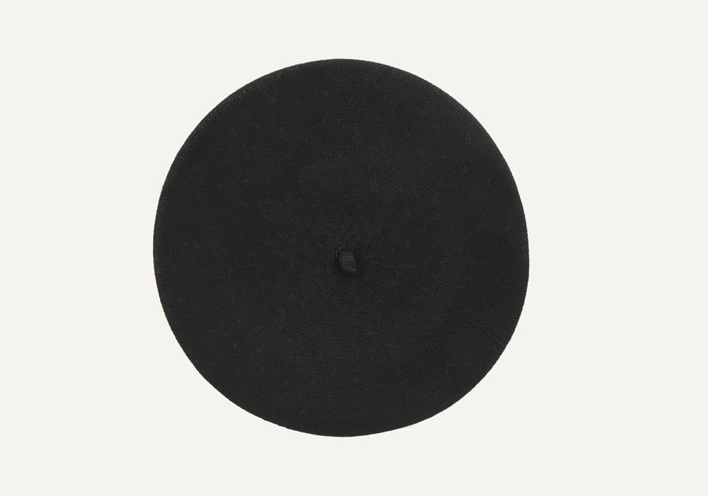 Boina algodón negro