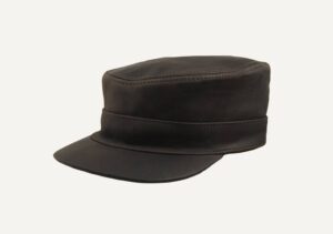 Gorra piel en color marron